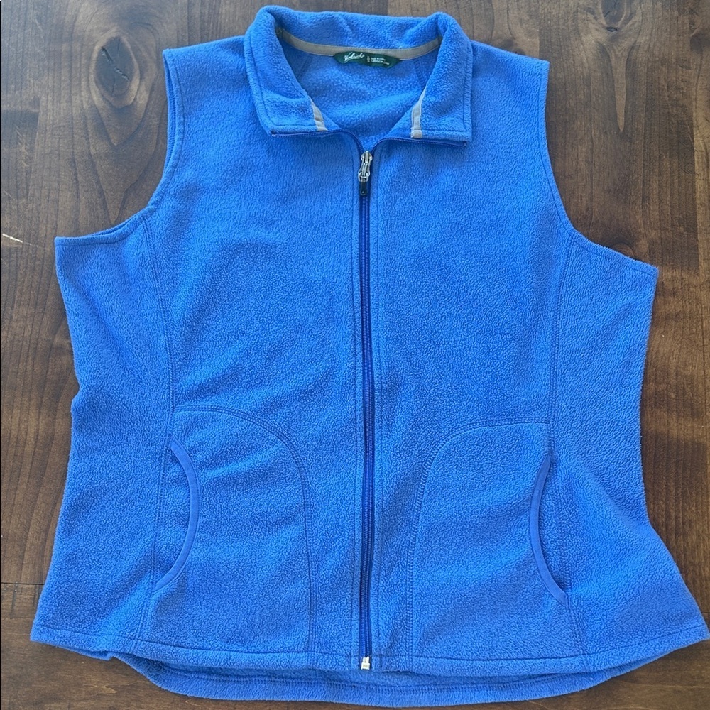 Woolrich Blue Fleece Vest